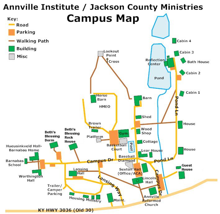 JCM Campus Map